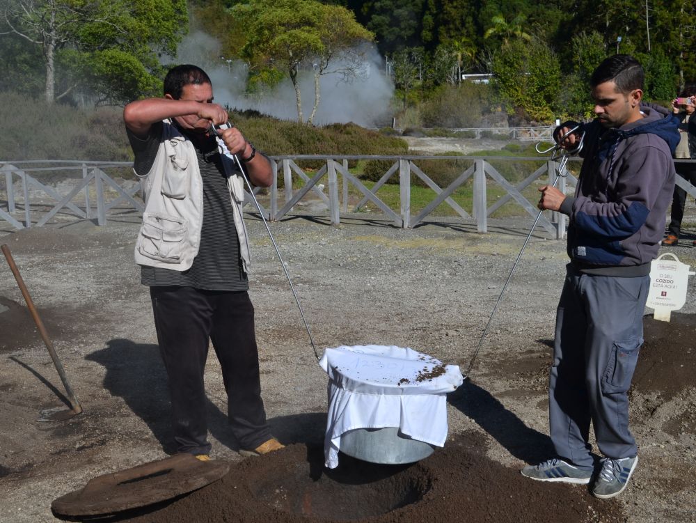 Sortie du cozido à Furnas