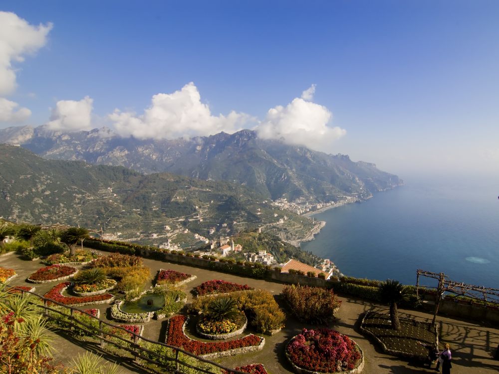 Panorama sur la côte amalfitaine - Région de Sorrento