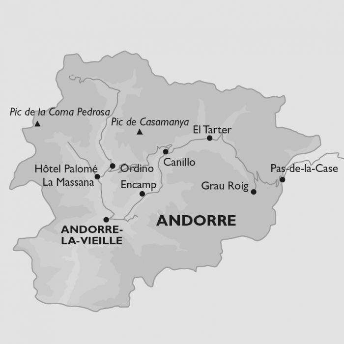 Andorre - Carte
