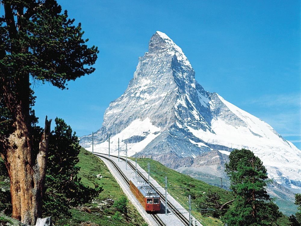 Train à crémaillère  pour le Gornergrat