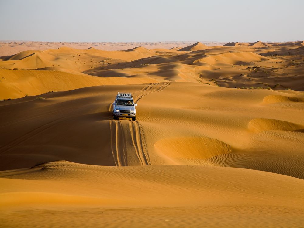 4x4 dans le désert de Wahiba